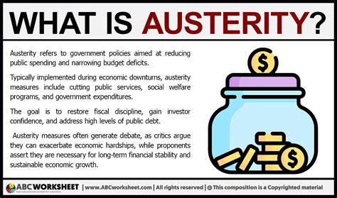 Austerity .